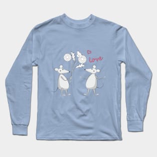 mouses with love Long Sleeve T-Shirt